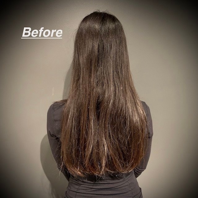 Hair by Chris Poon Keratin Hair Treatment - Before