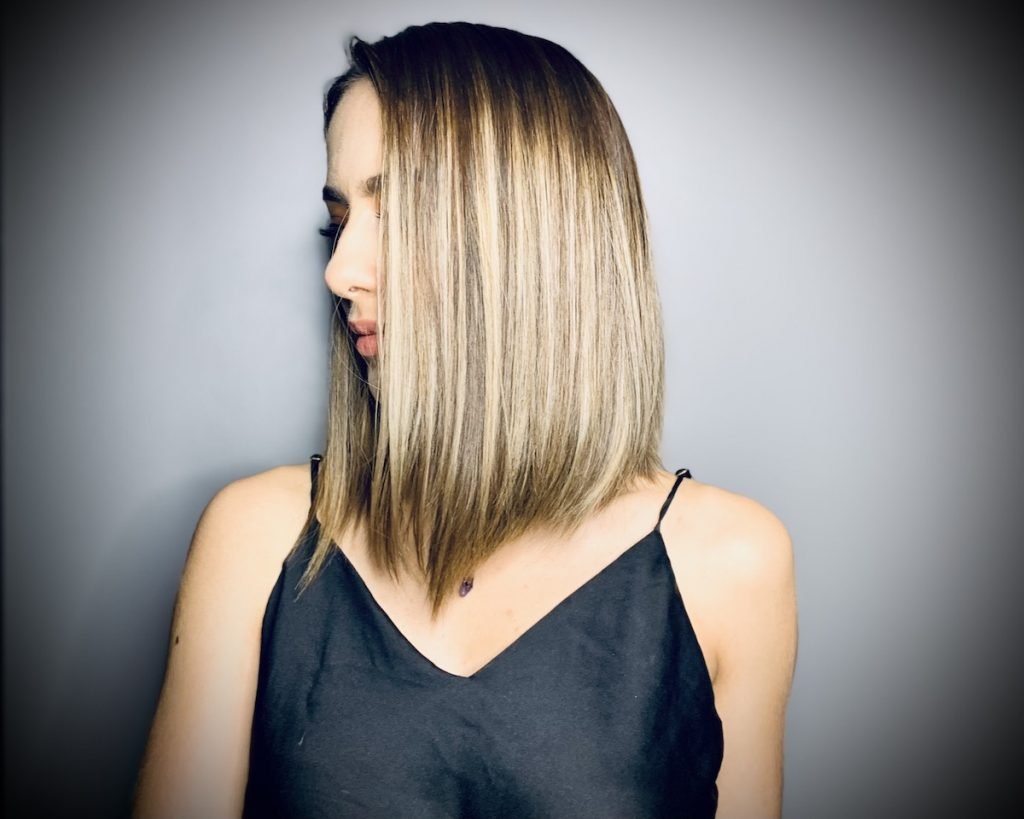 Balayage Blonde Ash Hair - Hair by Chris Poon